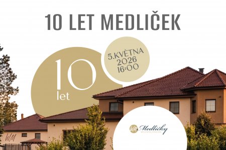 Wellness penzion Medličky slaví 10. výročí! Přijďte 5. 5. 2026 n
